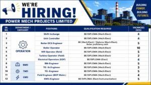 Power Mech Projects Recruitment 2026