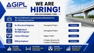 Agarwal Global Infratech Multiple Job Openings