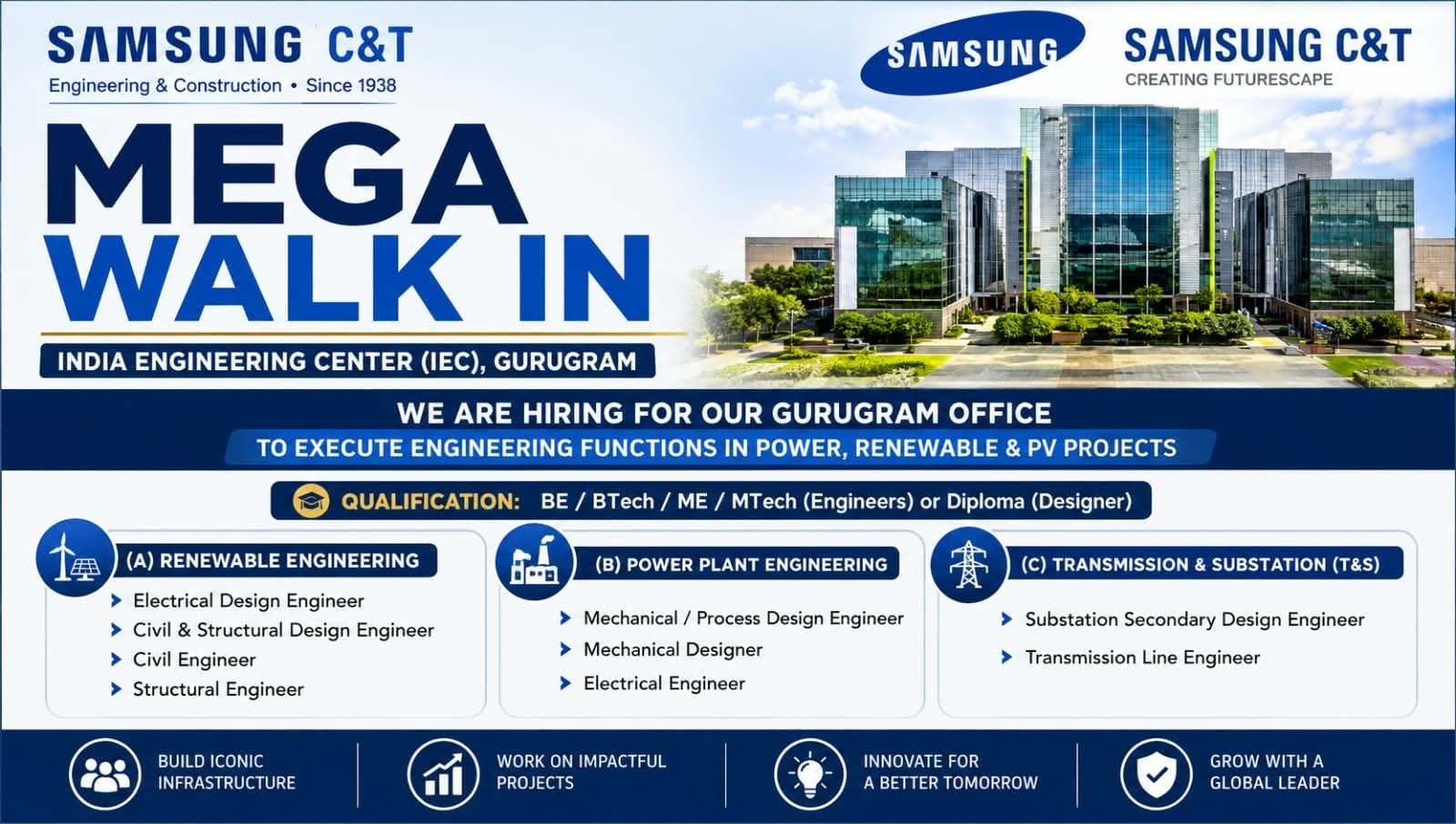 Samsung C&T Jobs 2026