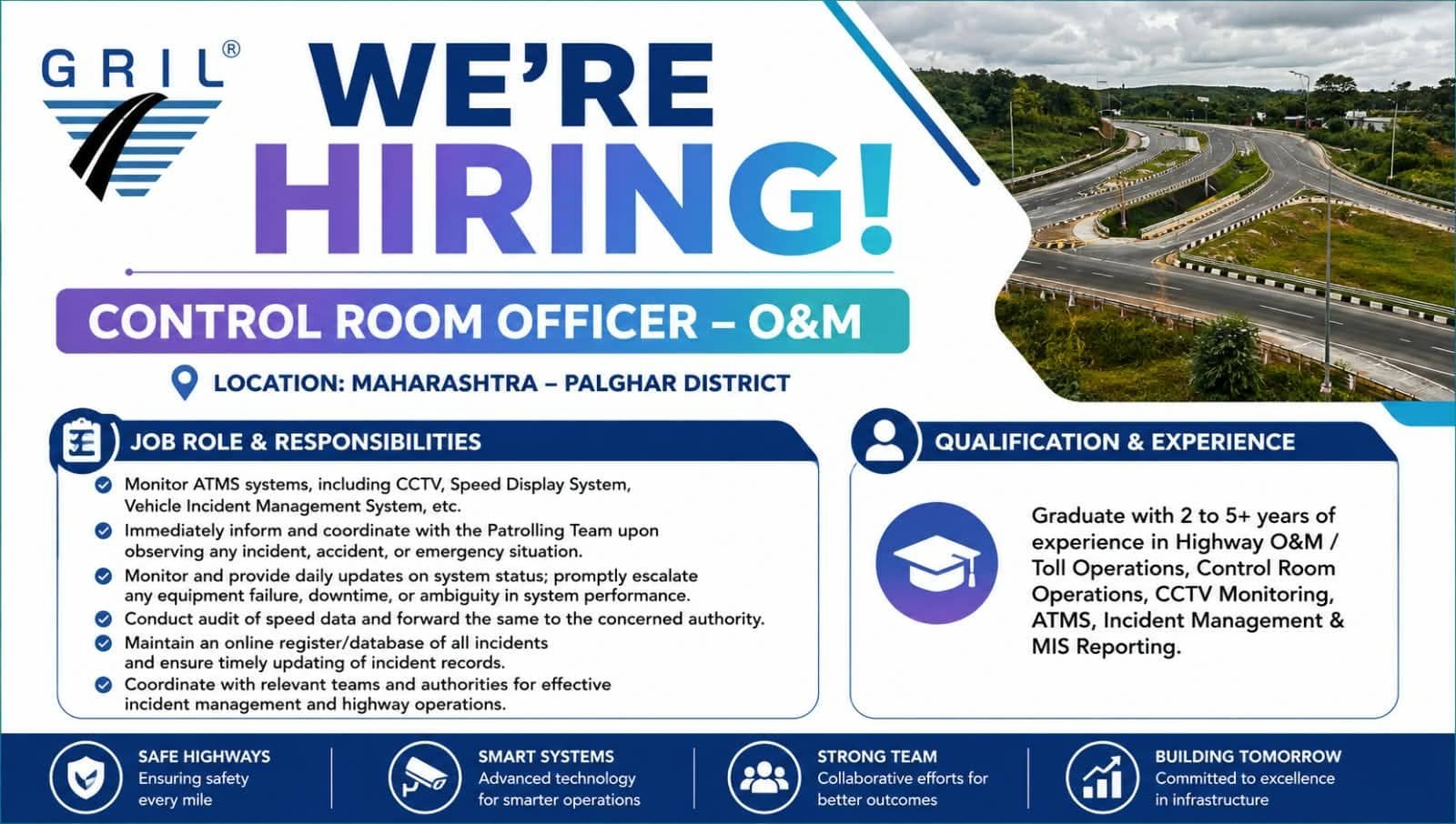 GR Infraprojects Ltd Recruitment