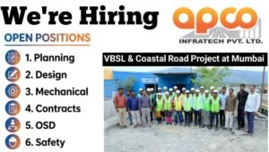 APCO Infratech Urgent Hiring