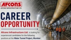 Afcons Infrastructure Career Opportunity
