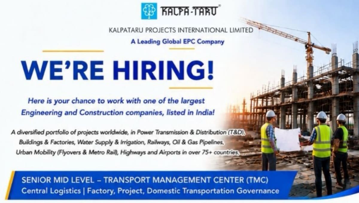 Kalpataru Projects International Limited Job