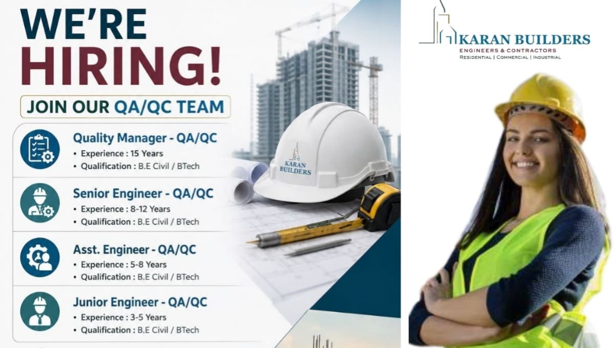 Karan Builders Engineers & Contractors Hiring