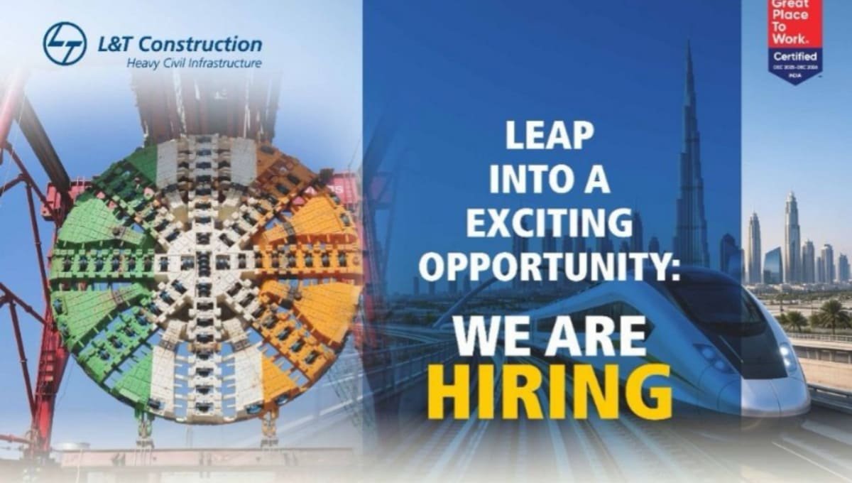 L&T Construction Heavy Civil Infrastructure Walk-In Interview