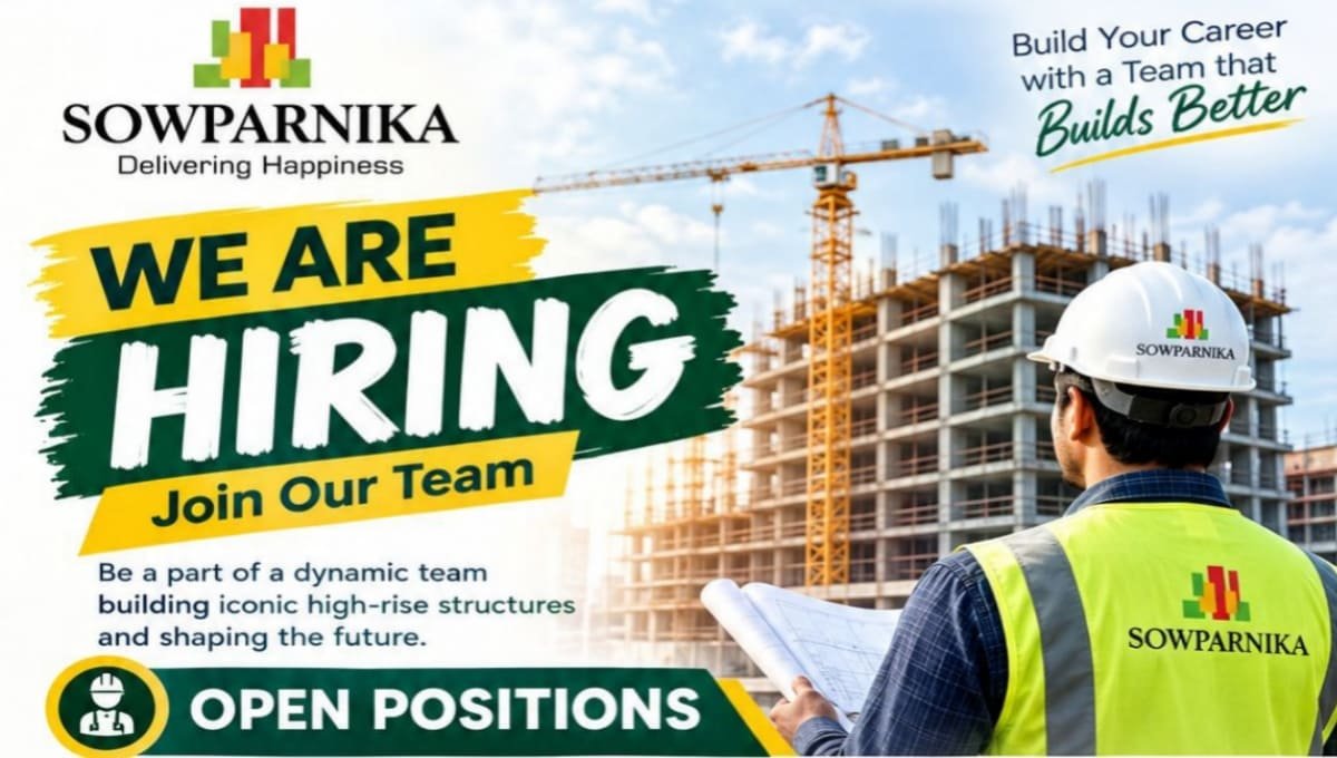 Sowparnika Projects & Infrastructure Pvt. Ltd. Hiring