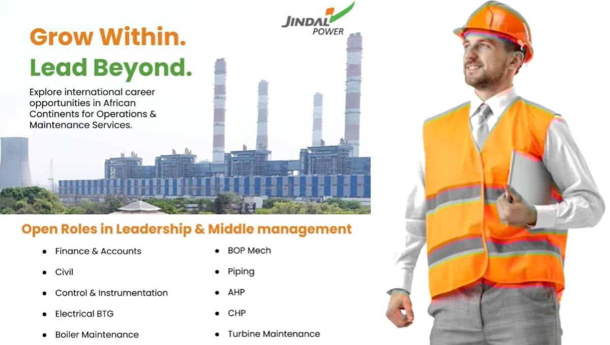 Jindal Power Limited Recruitment