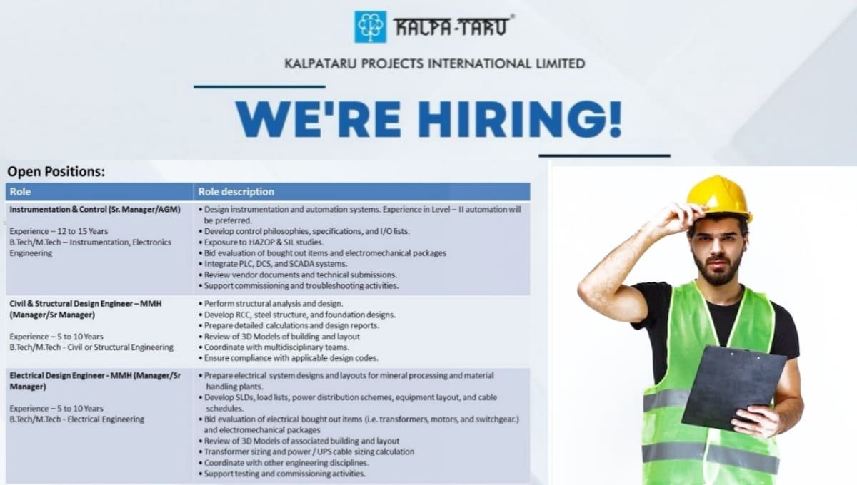 Kalpataru Projects Jobs 2026