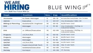 BlueWing Design and Construction Walk-In Interview