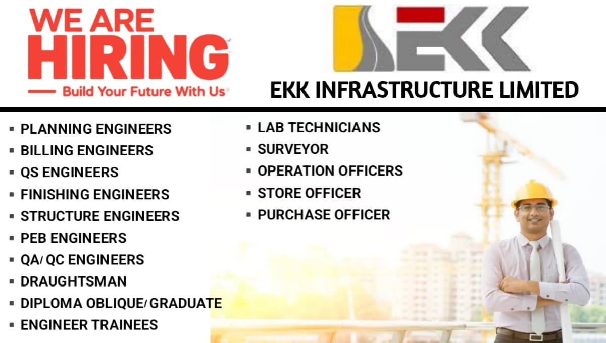 EKK Infrastructure Ltd Recruitment 2026