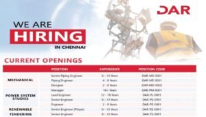 DAR Engineering Recruitment