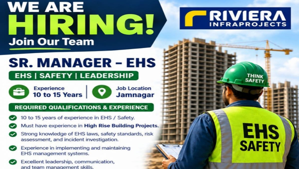 Riviera Infraprojects Hiring EHS