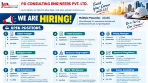 PD Consulting Engineers Recruitment 2026