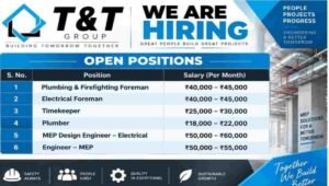 T&T Group Recruitment 2026