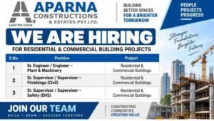Aparna Constructions Job Openings