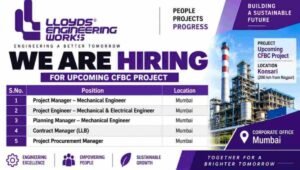 Lloyds Engineering Works Ltd Vacancy