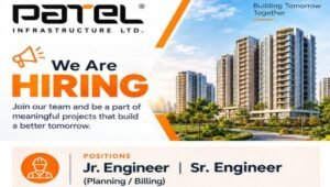 Patel Infrastructure Ltd Vacancy