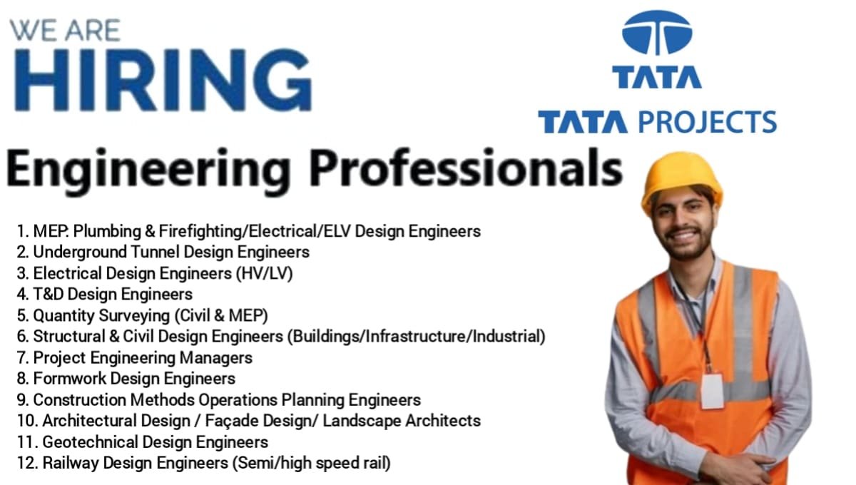 Tata Projects Hiring Engineering Professionals