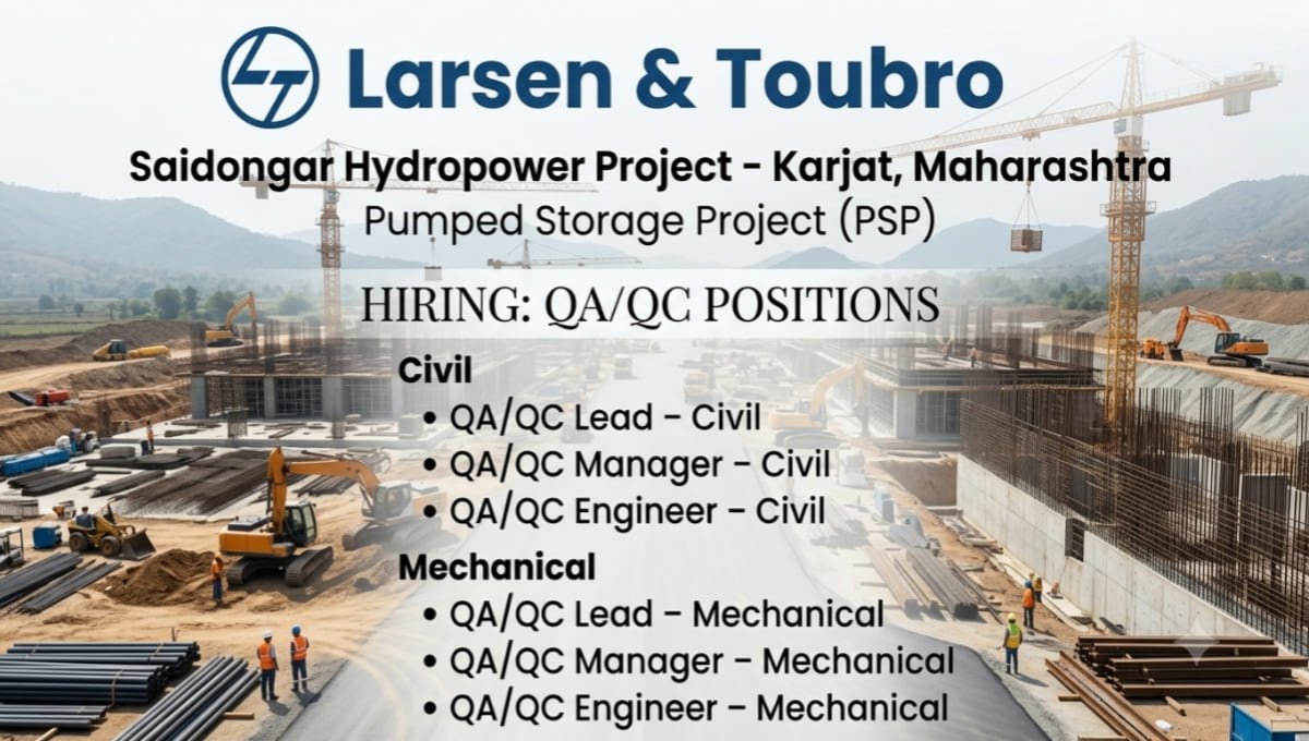 Larsen Toubro - Heavy Civil Infrastructure Hiring