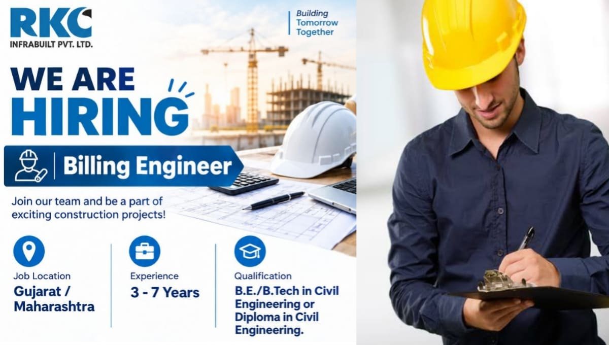 RKC Infrabuilt Pvt. Ltd. Hiring 2026