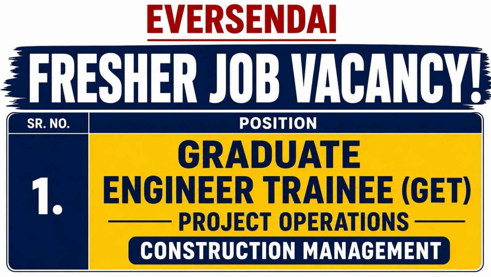 Eversendai Recruitment 2026