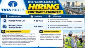 Tata Projects Hiring 2026