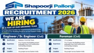 Shapoorji Pallonji Job Opening