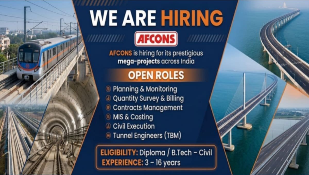 Afcons Infrastructure Job Openings