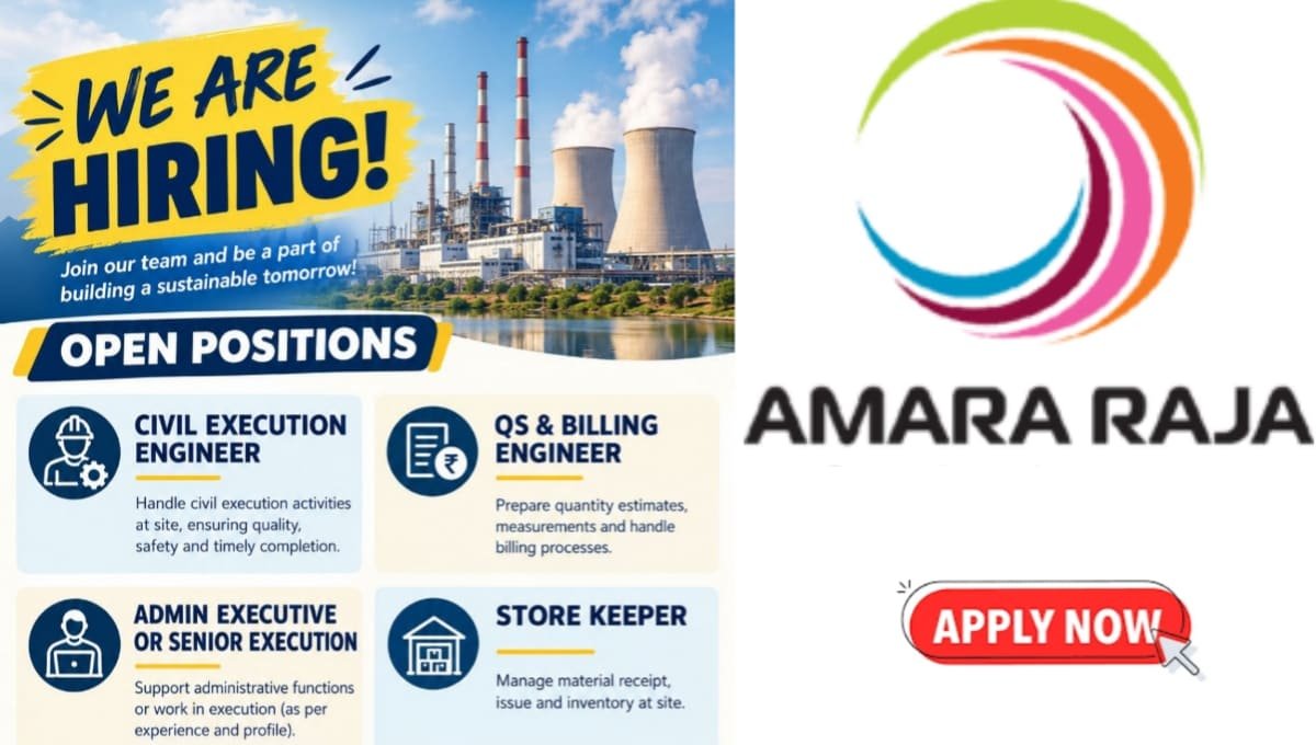 Amara Raja Infra Vacancy