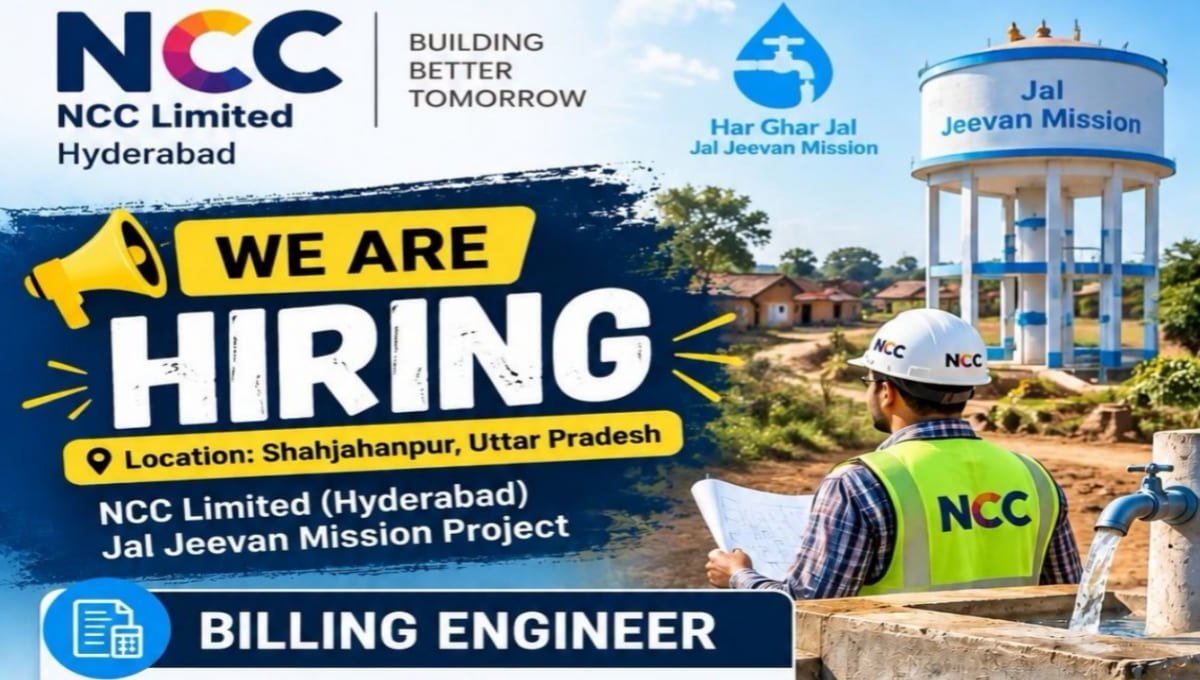 NCC Limited Hiring Billing Engineer