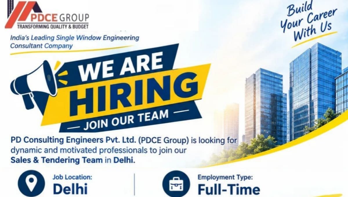 PD Consulting Engineers Recruitment 2026