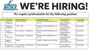 Strongbuilt Construction Careers