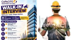 Walk-In Drive at Capacit'e Infraprojects Ltd