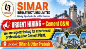 Simar Infrastructure Ltd Urgent Hiring