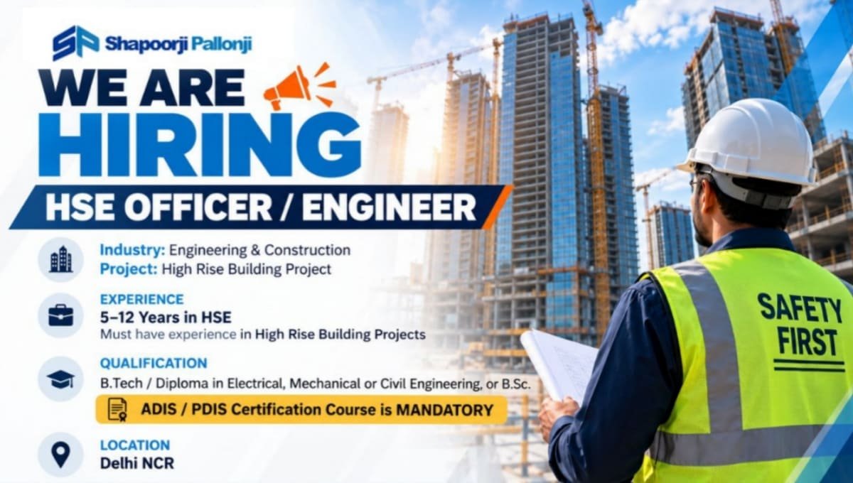 Shapoorji Pallonji Job Opening