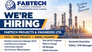 DRA Fabtech Projects & Engineers Ltd Vacancy
