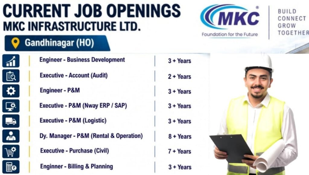MKC Infrastructure Current Job Openings