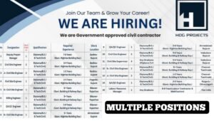 HOG Projects Job Vacancies