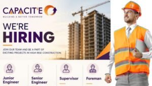 Capacit'e Infraprojects Job Opening