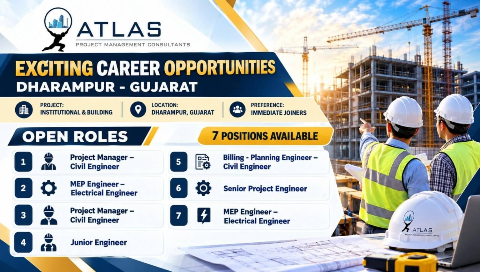 Atlas PMC Recruitment 2026