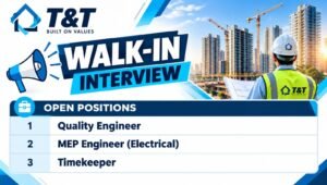 T&T Group Walk-In Interview 2026