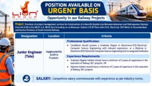 Lion Group Railway Project Jobs 2026