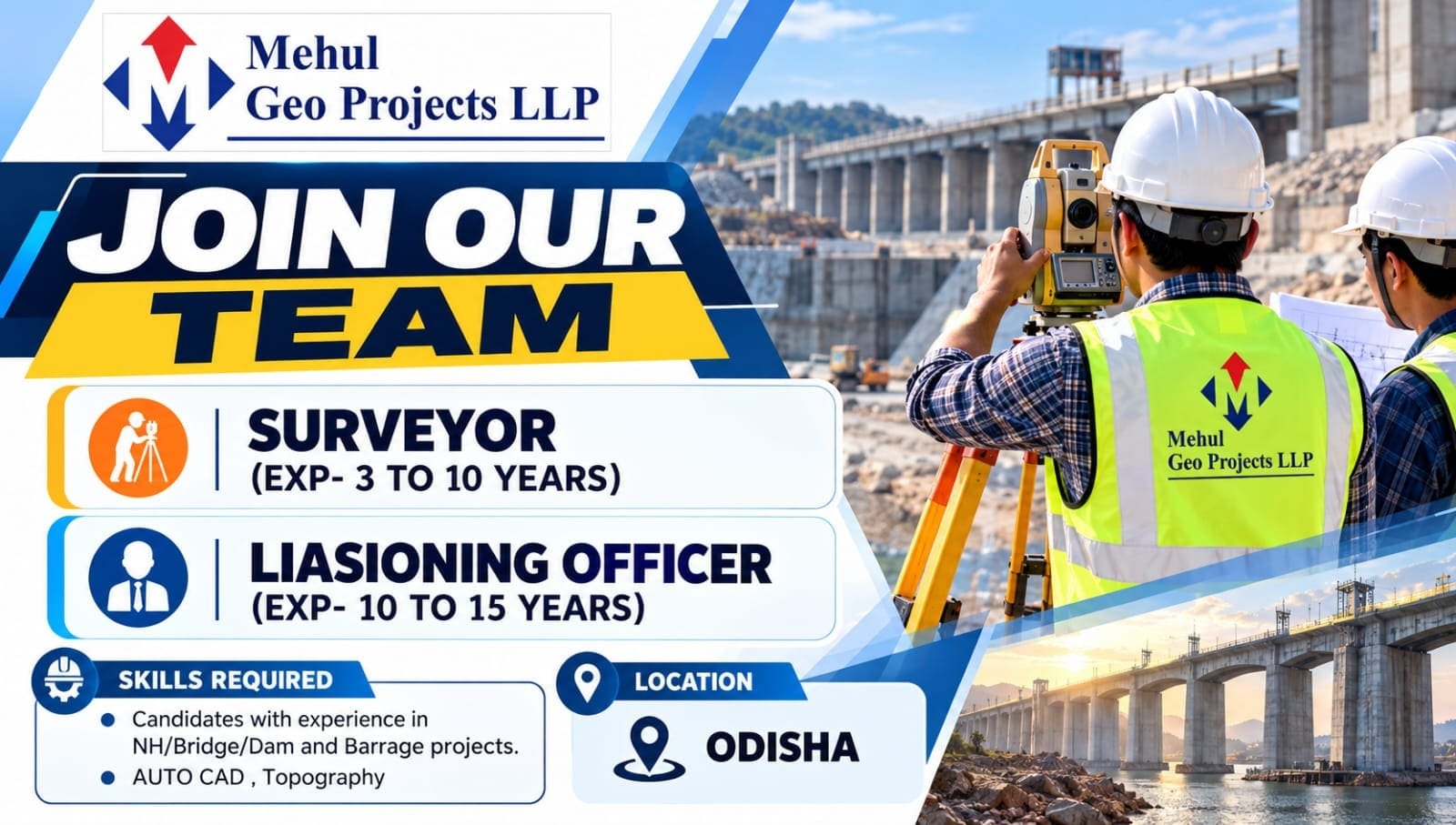 Mehul Geo Projects LLP Recruitment 2026