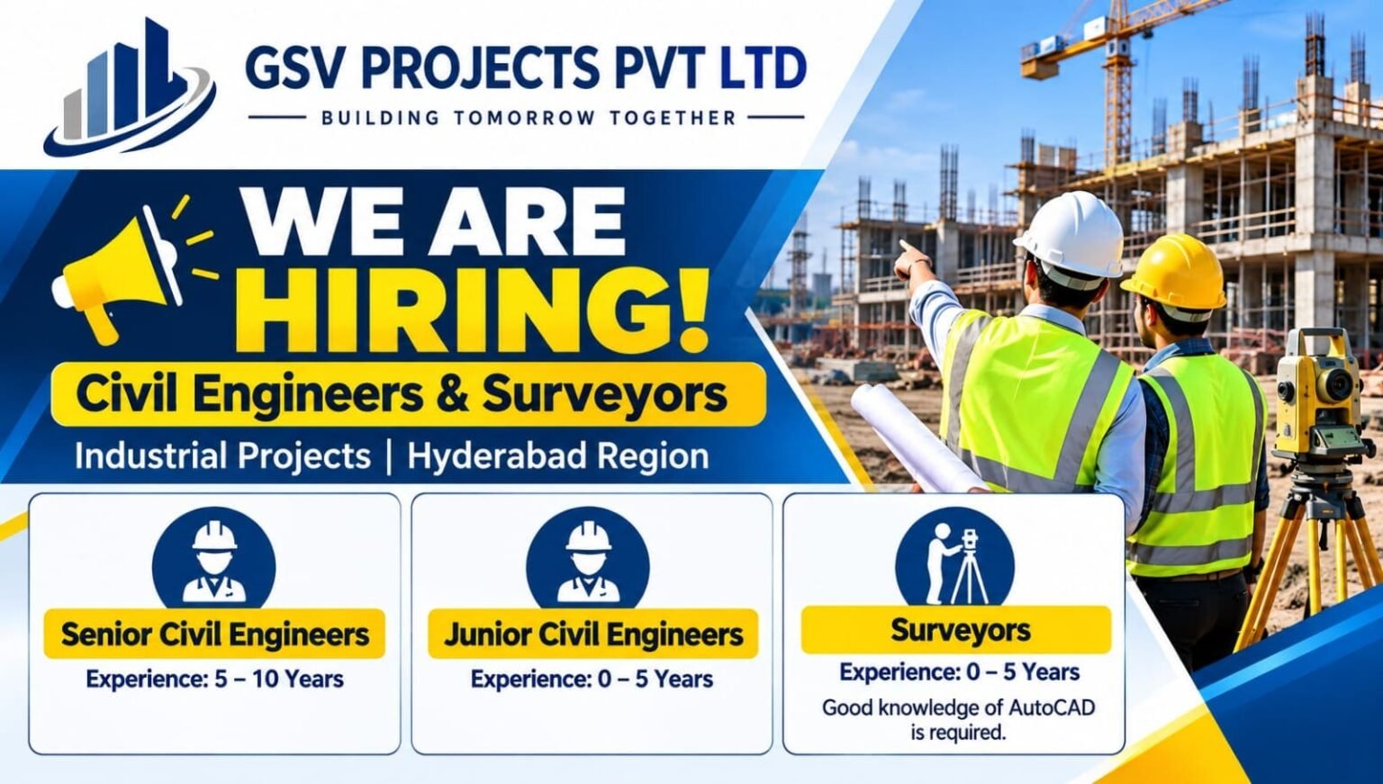 GSV Projects Recruitment 2026
