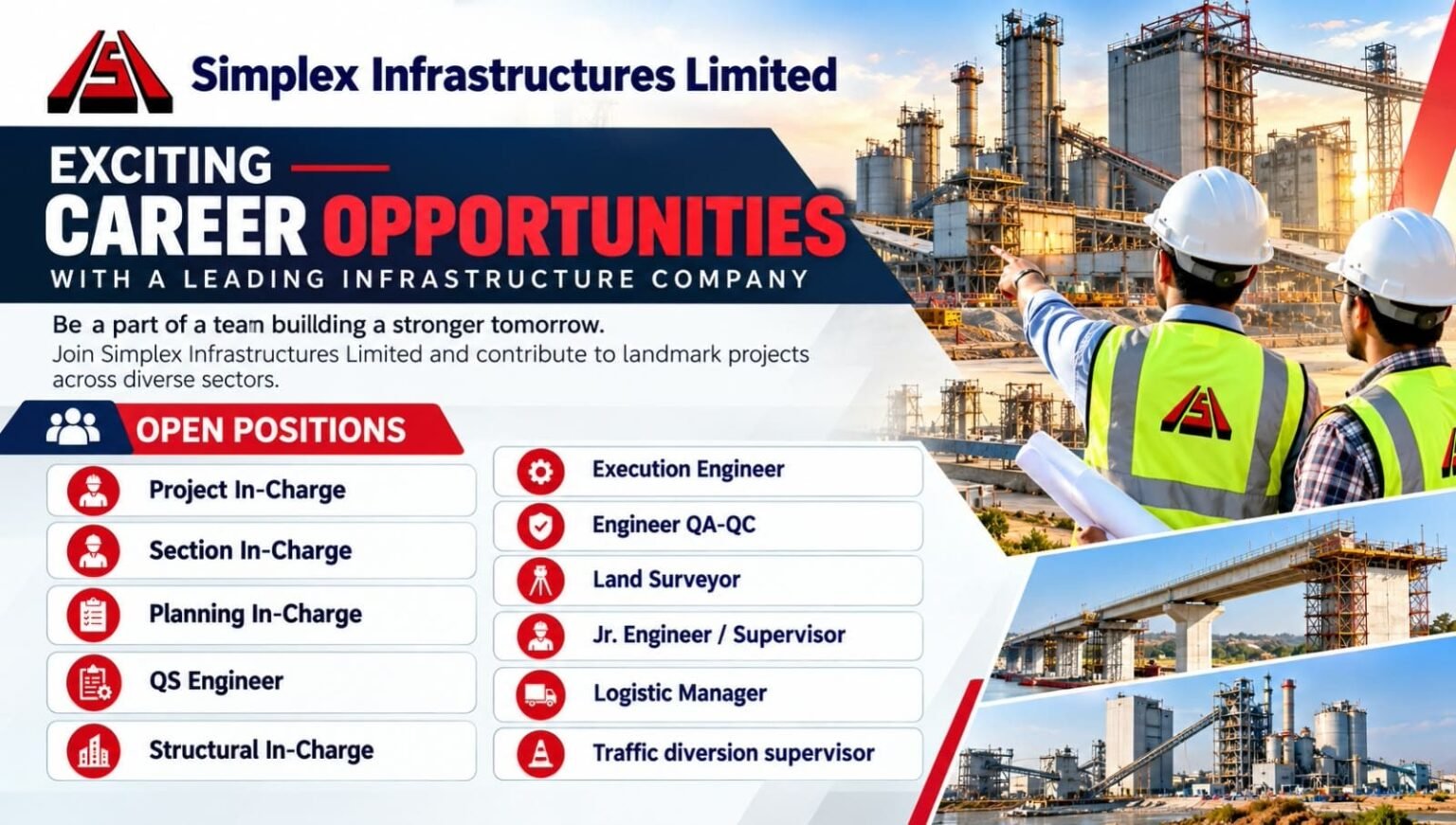Simplex Infrastructures Recruitment 2026