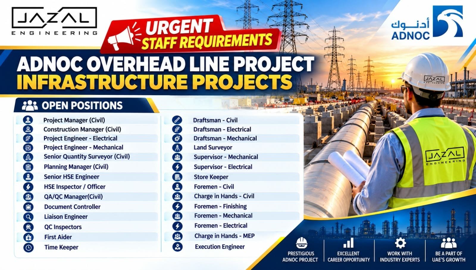 Jazal Engineering Recruitment 2026